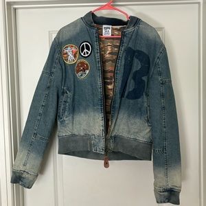 Billionaire boys club reversible Jean jacket